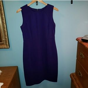 Talbots Sleeveless Purple Sheath Dress size 4